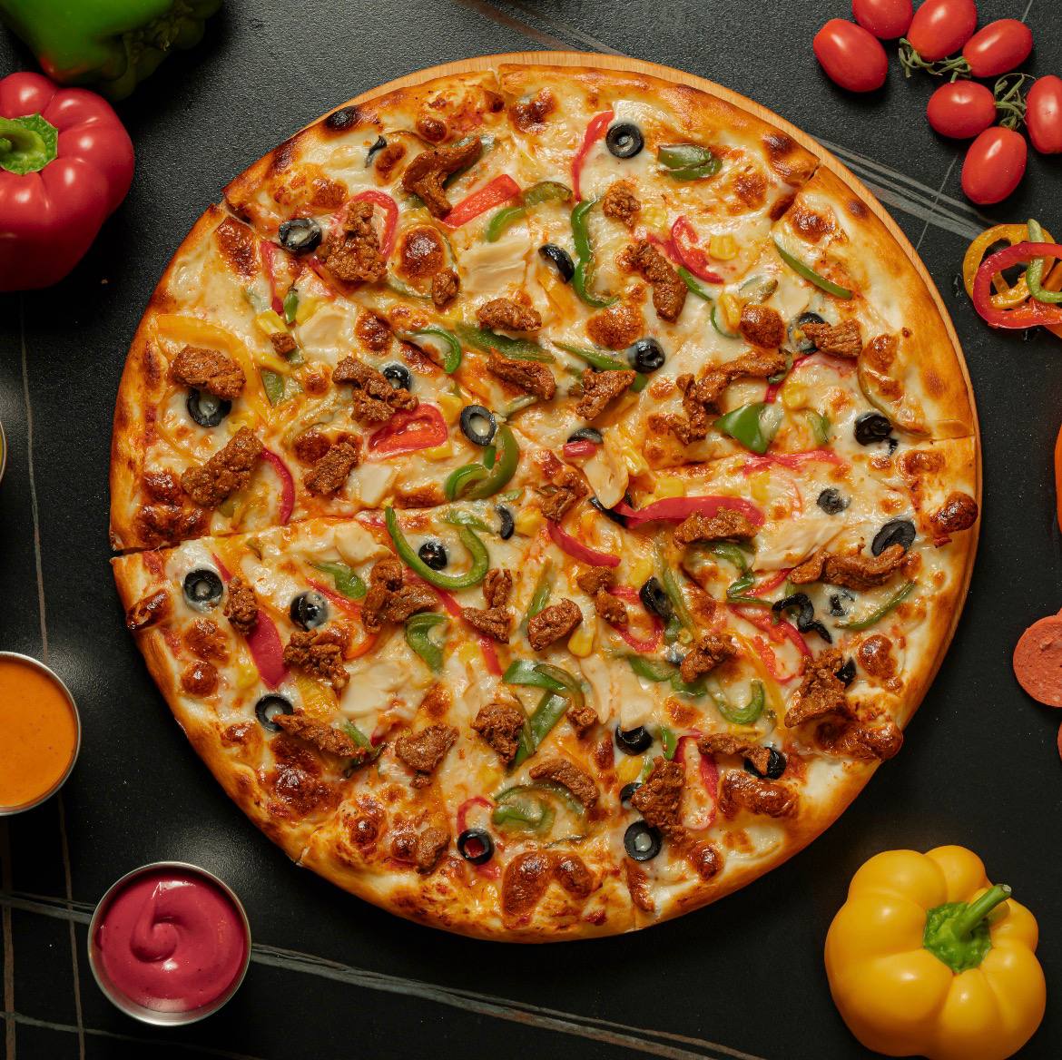 Flamingo Meat Pizza
