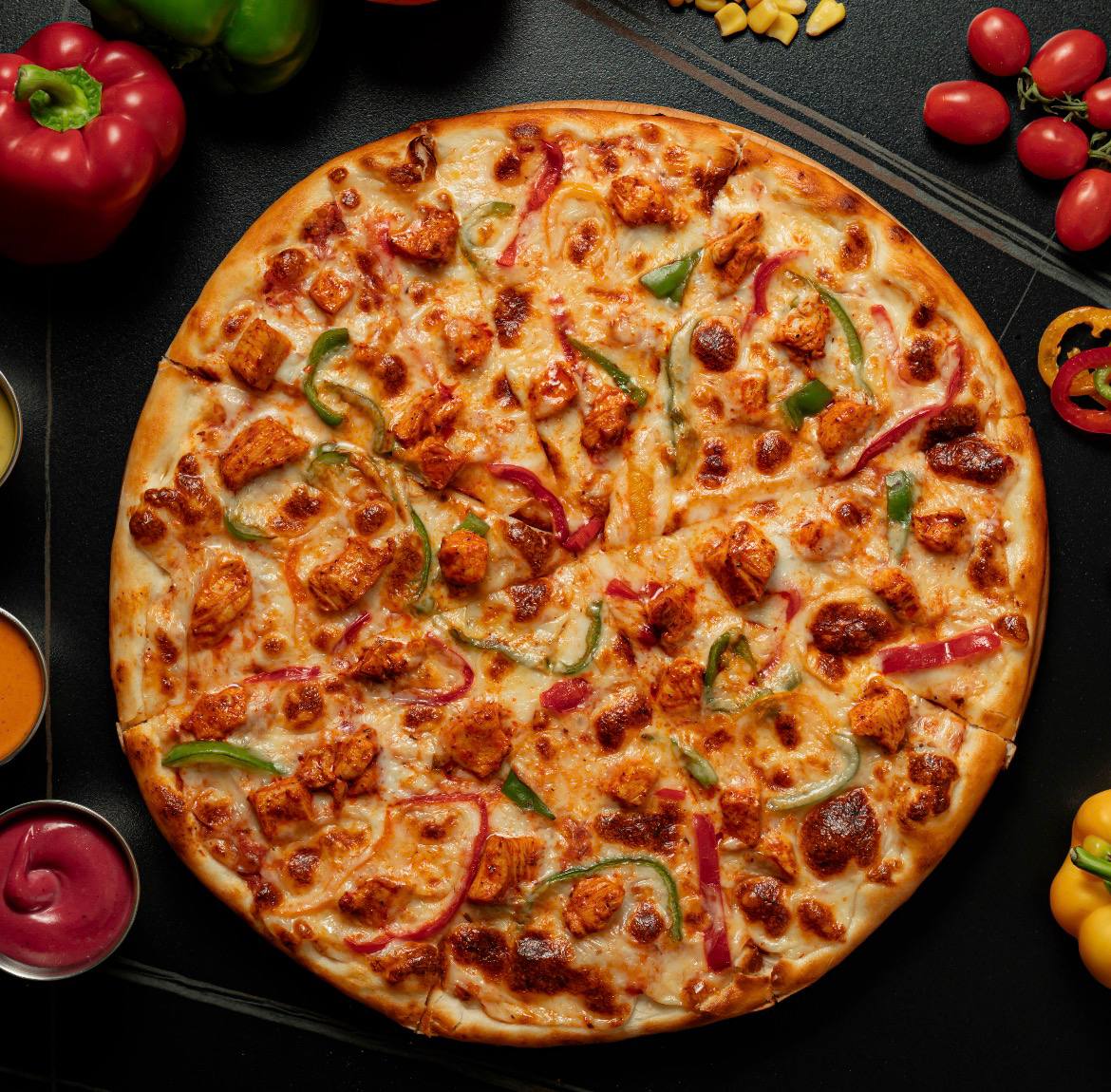 Flamingo Chicken Pizza