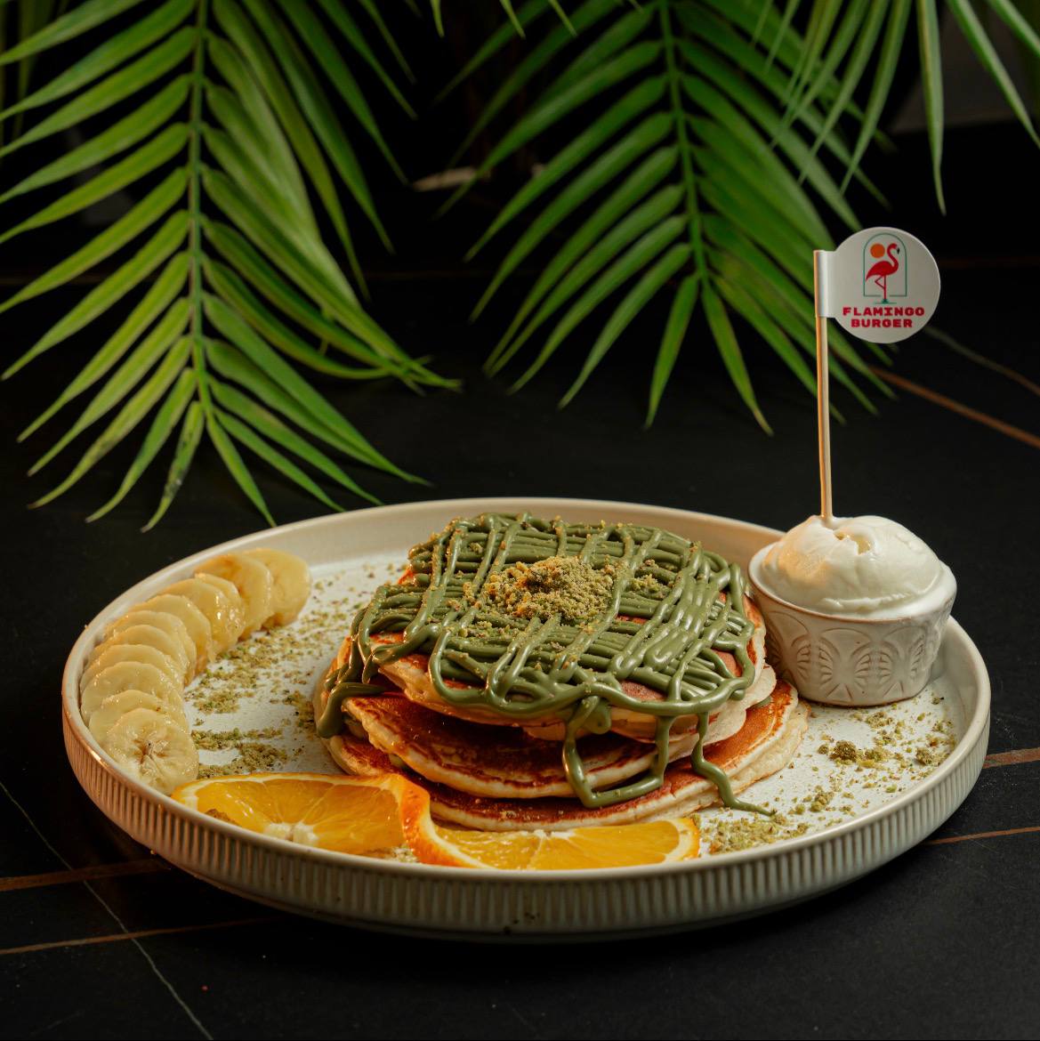 Pancakes Pistachio