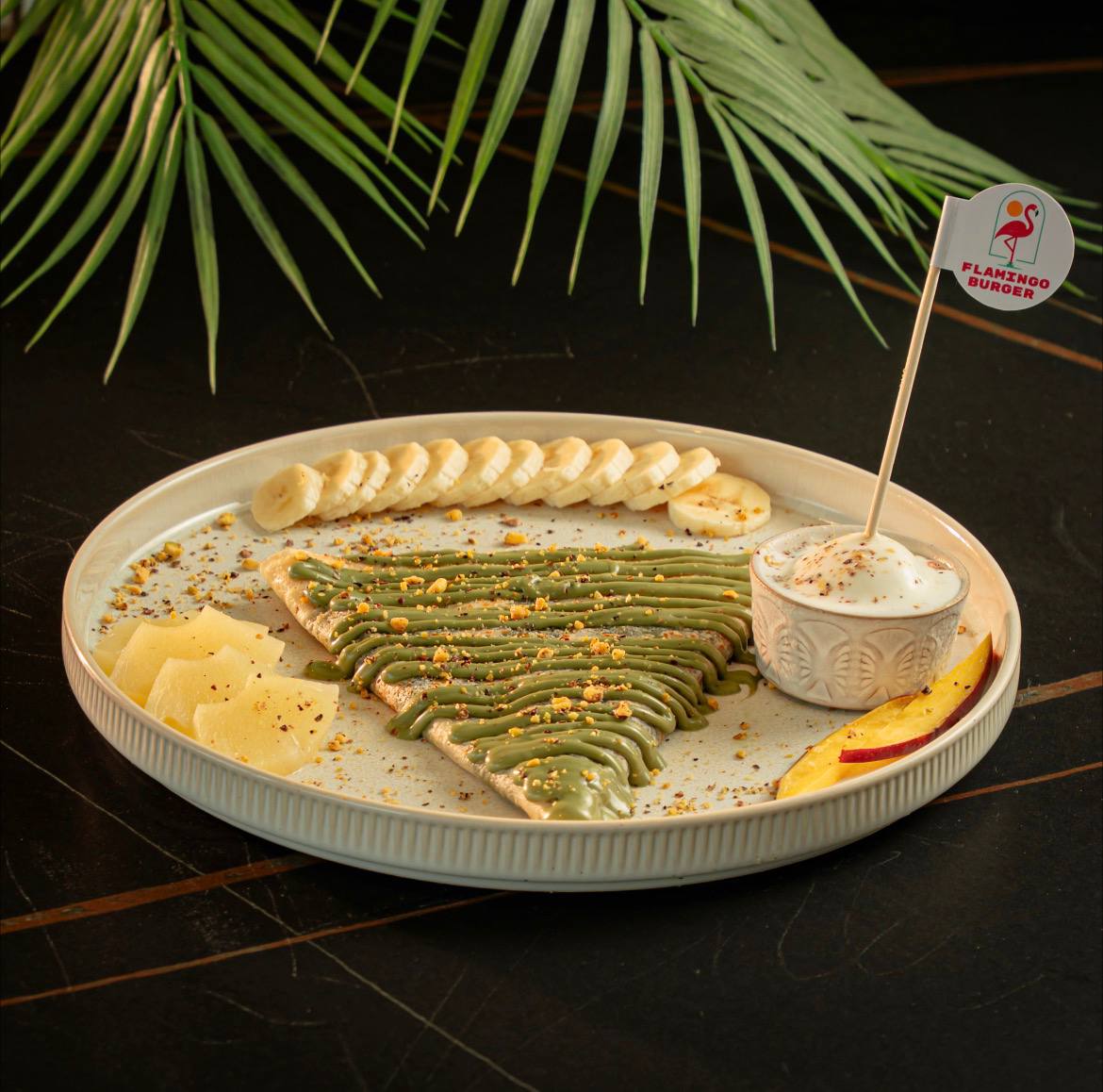Pistachio Crepe