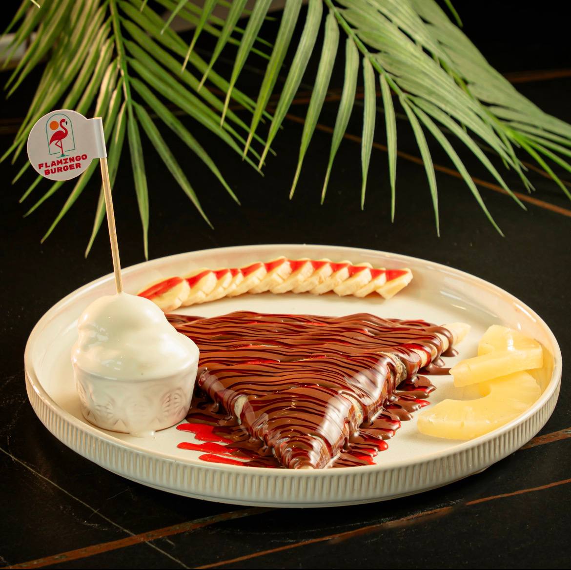 Flamingo Crepe